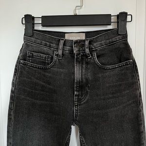 Everlane High Rise Washed Black Skinny Jean Size 23